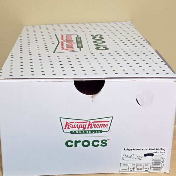 Crocs X Krispy Kreme Donuts Classic Clogs Men\'s Size 4 = Women\'s Size 6 main image 4